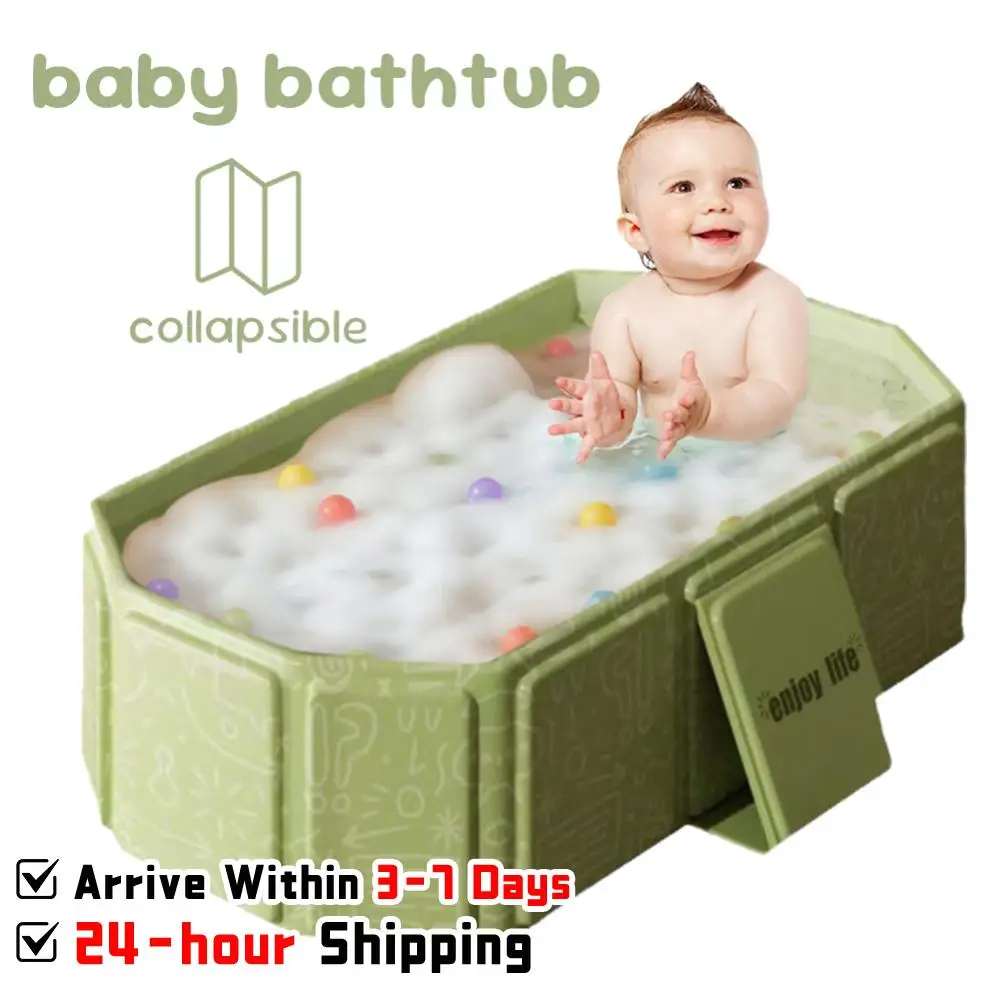 Collapsible Baby Bathtub Foldable Infant Bath Tub with Non Slip Design Safe Material for Newborns Toddlers Travel and Home Use
Collapsible Baby Bathtub Foldable Infant Bath Tub with Non Slip Design Safe Material for Newborns Toddlers Travel and Home Use