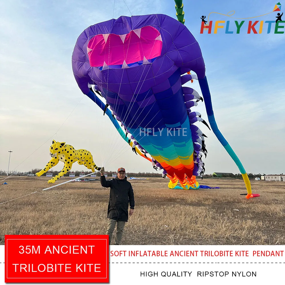 HFLY New Arrival Giant 35m Ancient Trilobite Kite Line Laundry for Adults High Quality Ripstop Nylon Show Animal Kite Pendant
HFLY New Arrival Giant 35m Ancient Trilobite Kite Line Laundry for Adults High Quality Ripstop Nylon Show Animal Kite Pendant