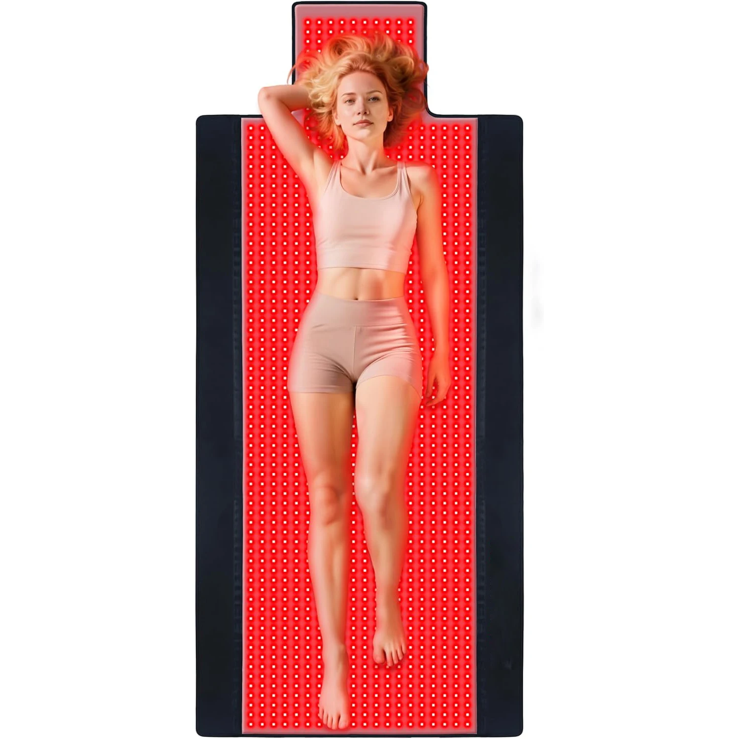 Red Light Therapy Mat, Infrared Blanket, 1370 LEDs, 3-in-1, 3 Modes, Full Body Pain Relief, Health and Wellness Device
Red Light Therapy Mat, Infrared Blanket, 1370 LEDs, 3-in-1, 3 Modes, Full Body Pain Relief, Health and Wellness Device