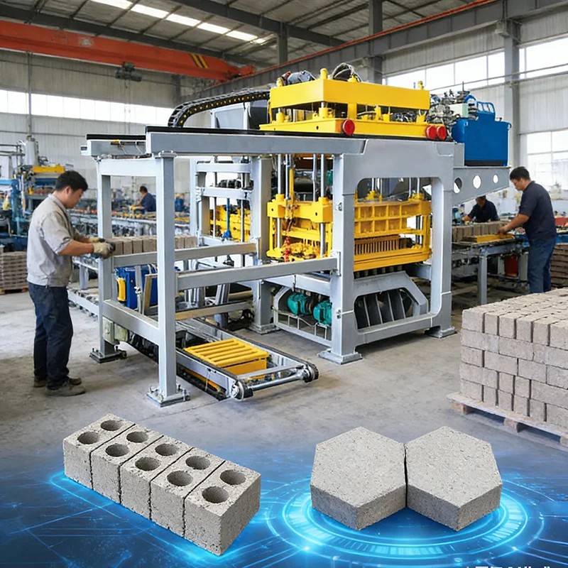 Customized High Quality Brick Making Machine Concrete Block Maker Hollow Brick Machine For Building House And Road Construction
Customized High Quality Brick Making Machine Concrete Block Maker Hollow Brick Machine For Building House And Road Construction