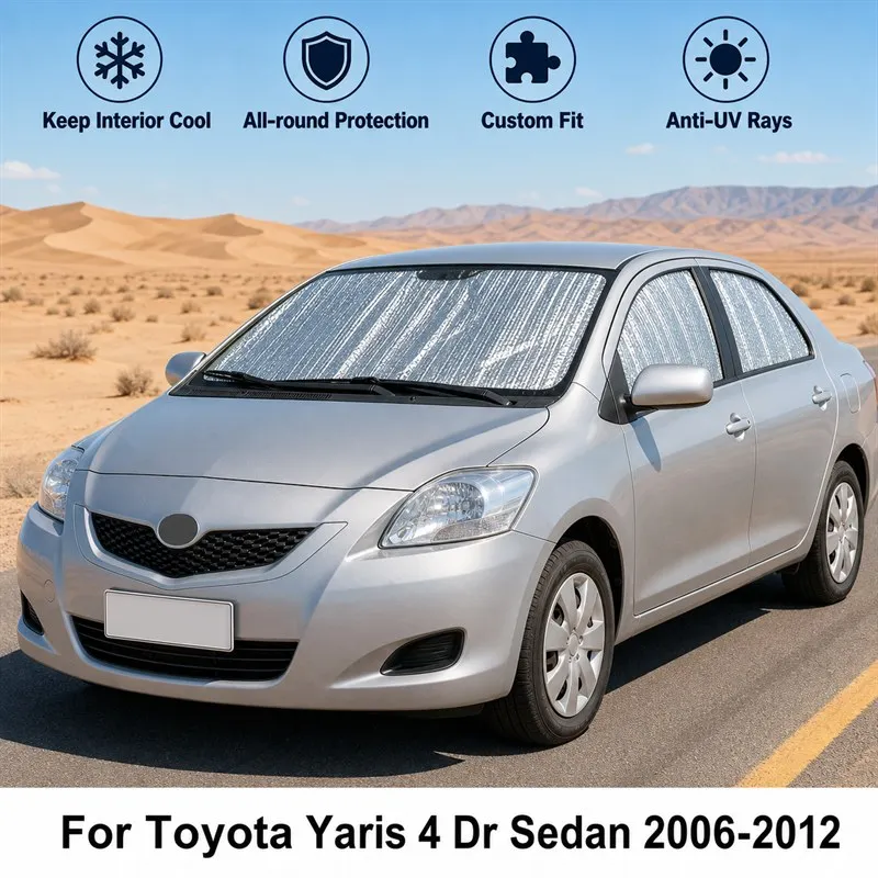 For Toyota Yaris 4 Dr Sedan 2006-2012 Full Set Car Window Sunshades UV Block Privacy Heat Insulated Foldable Car Curtain
For Toyota Yaris 4 Dr Sedan 2006-2012 Full Set Car Window Sunshades UV Block Privacy Heat Insulated Foldable Car Curtain