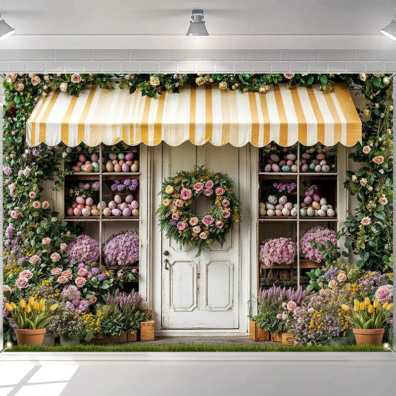LS Easter Photo Backdrop Photography Yellow Striped Awning Floral Shop Wooden Cart Background Baby Newborn Photoshoot Studio
LS Easter Photo Backdrop Photography Yellow Striped Awning Floral Shop Wooden Cart Background Baby Newborn Photoshoot Studio