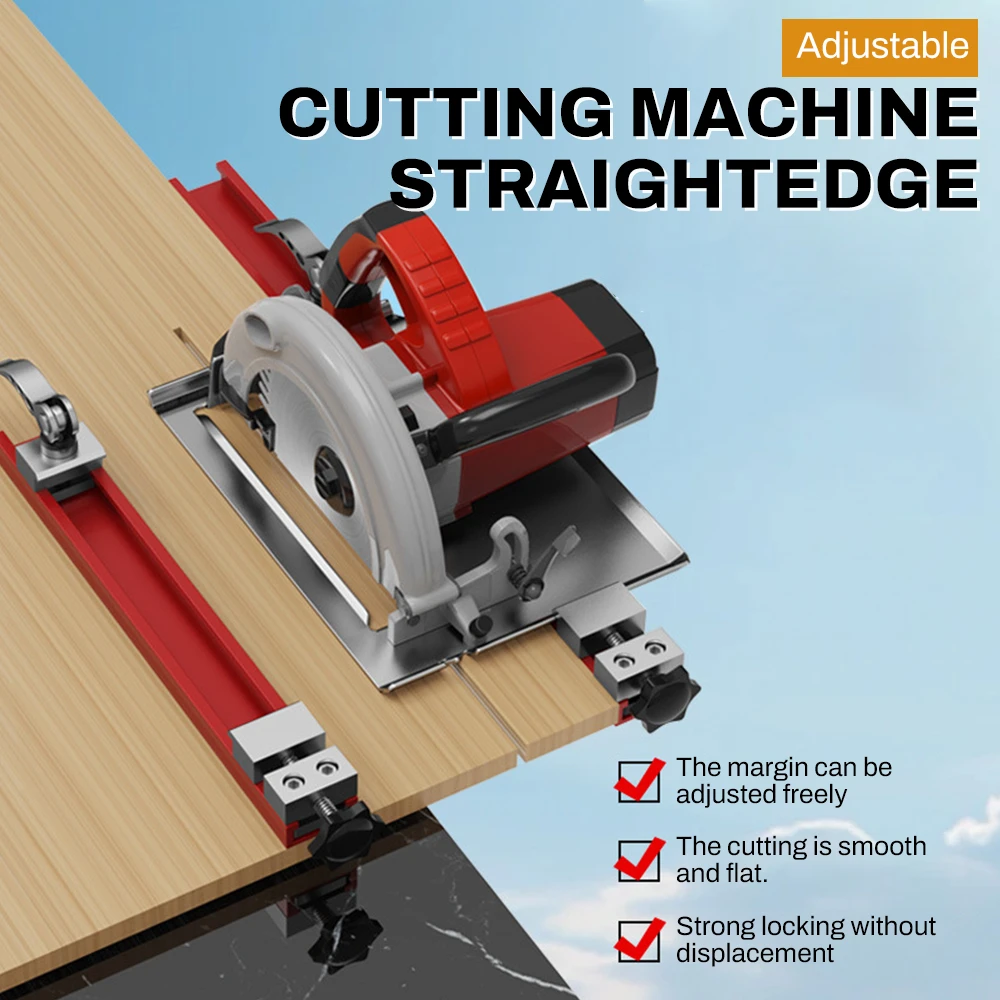 Adjustable Cutting Machine Base Guide Rail 240mm 360mm ABS Circular Saw GuidePositioning Clamp 2-Way Reverse Buckle Woodworking 
Adjustable Cutting Machine Base Guide Rail 240mm 360mm ABS Circular Saw GuidePositioning Clamp 2-Way Reverse Buckle Woodworking