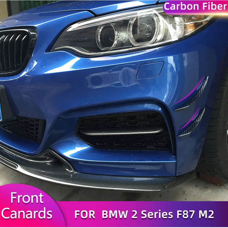 Real Carbon Fiber Front Bumper Side Shark Fins Canards for BMW 2 Series F87 M2 M235 2014-2016 Car Racing Front Canards Fins
Real Carbon Fiber Front Bumper Side Shark Fins Canards for BMW 2 Series F87 M2 M235 2014-2016 Car Racing Front Canards Fins