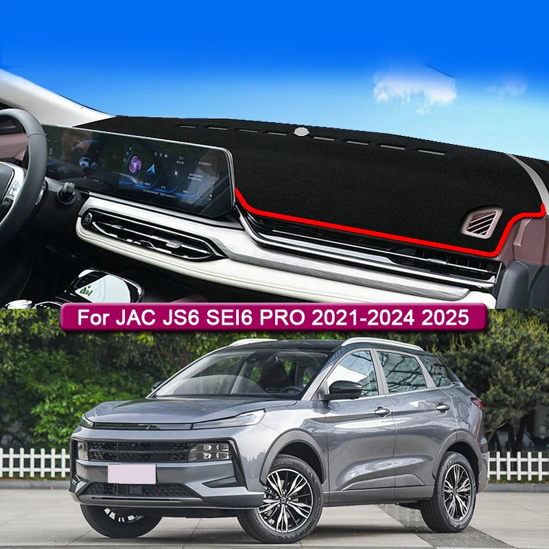 Car Styling For JAC JS6 SEI6 PRO 2021-2024 2025 Car Dashboard Protective Mat Shade Cushion Pad Rose Carpet Mat Cover Accessories
Car Styling For JAC JS6 SEI6 PRO 2021-2024 2025 Car Dashboard Protective Mat Shade Cushion Pad Rose Carpet Mat Cover Accessories