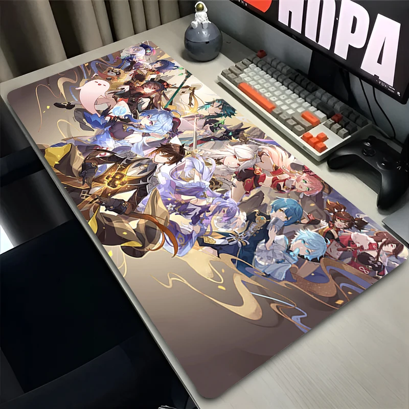 Mouse Pad Laptop Anime Extended Desktop Mat Computer Gamer Mousepad PC Gaming Accessories Keyboard Pad G-genshin Impact Zhongli
Mouse Pad Laptop Anime Extended Desktop Mat Computer Gamer Mousepad PC Gaming Accessories Keyboard Pad G-genshin Impact Zhongli