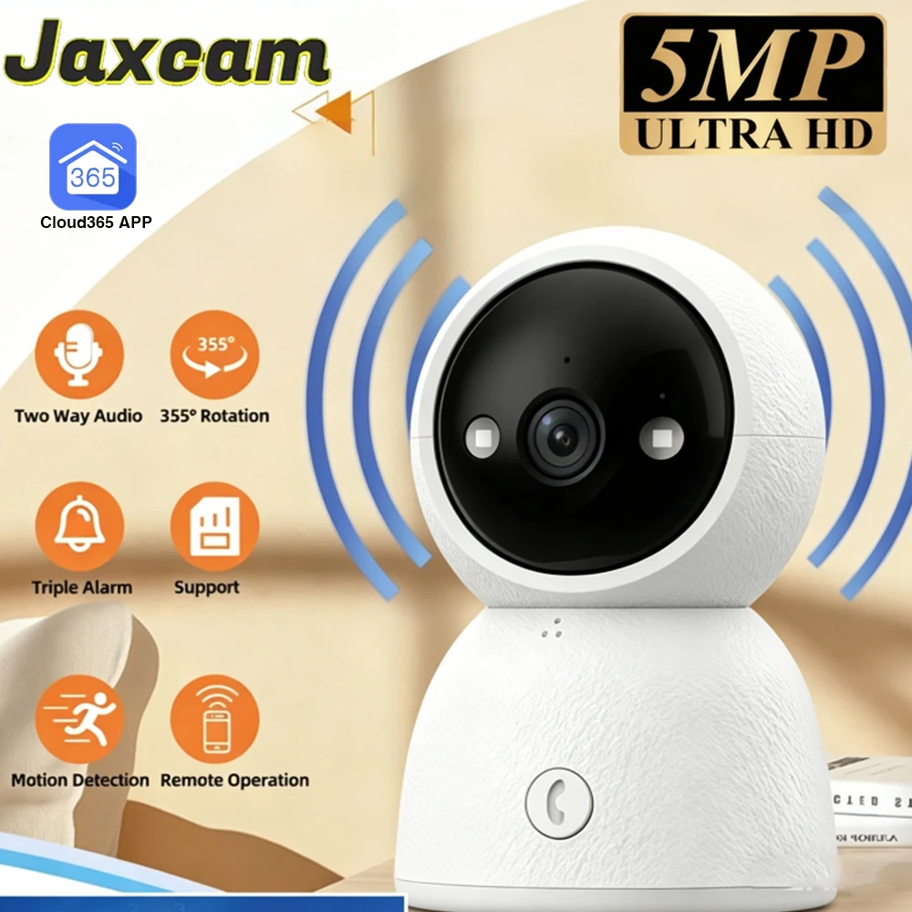 5MP WiFi Home One Click Call Intelligent Monitoring Remote Indoor Monitoring 360 ° HD Color Night Vision Camera Baby Monitor
5MP WiFi Home One Click Call Intelligent Monitoring Remote Indoor Monitoring 360 ° HD Color Night Vision Camera Baby Monitor