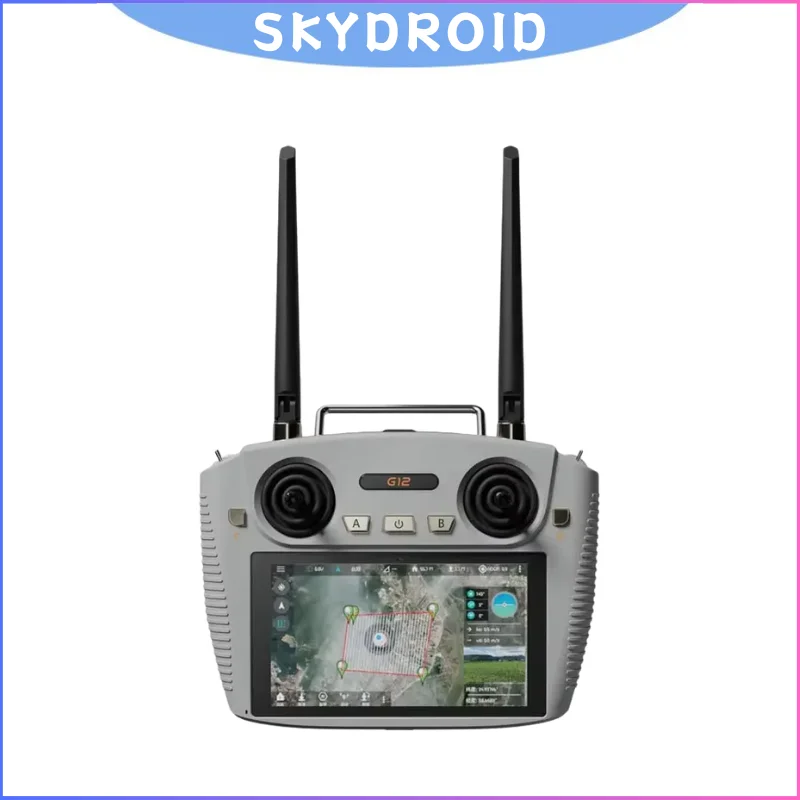 Skydroid G12 Remote Control with 2.4GHz /5.8GHz Dual Band 5.5inch 1080P High-Definition Display 20KM Digital Image Transmission
Skydroid G12 Remote Control with 2.4GHz /5.8GHz Dual Band 5.5inch 1080P High-Definition Display 20KM Digital Image Transmission