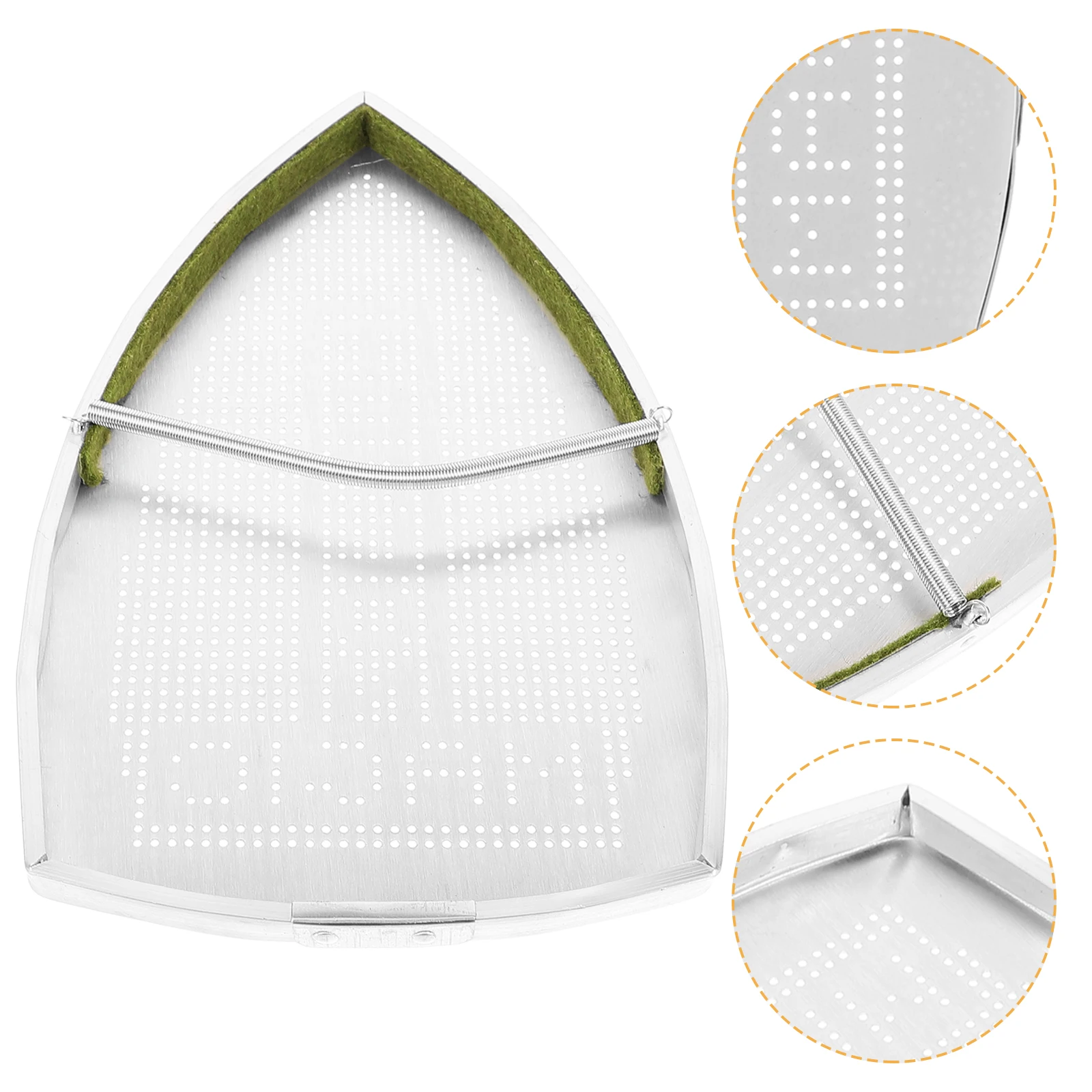 Ironing Aid Board 85AF 12.2x21CM Arc Design Anti Scalding Cover Protector Aluminum Compact Storage
Ironing Aid Board 85AF 12.2x21CM Arc Design Anti Scalding Cover Protector Aluminum Compact Storage