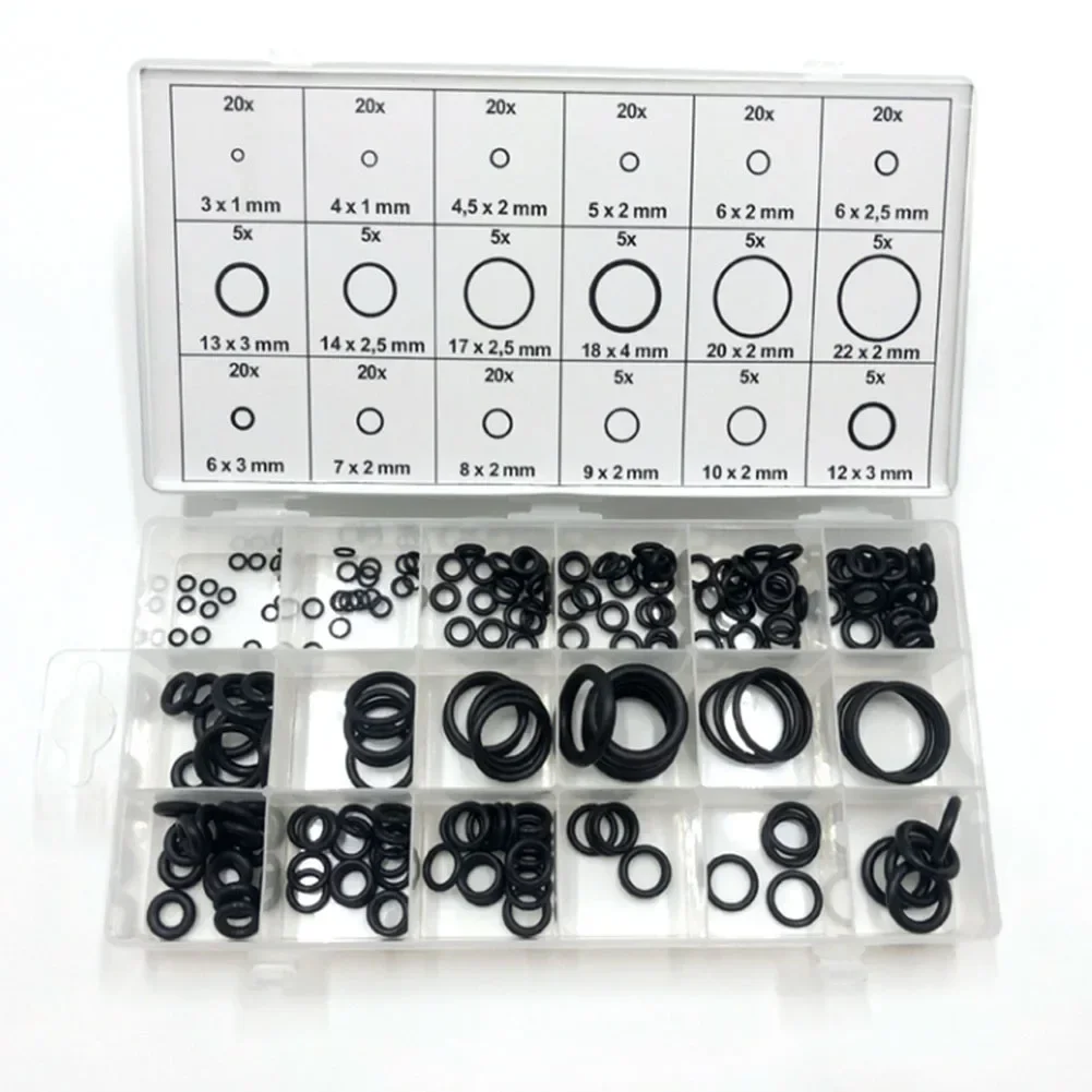 Popular High Quality Practical Rubber O-Ring Kit 18 Sizes Washer Seal 225pcs Automobiles Car Accessory Car Doors
Popular High Quality Practical Rubber O-Ring Kit 18 Sizes Washer Seal 225pcs Automobiles Car Accessory Car Doors