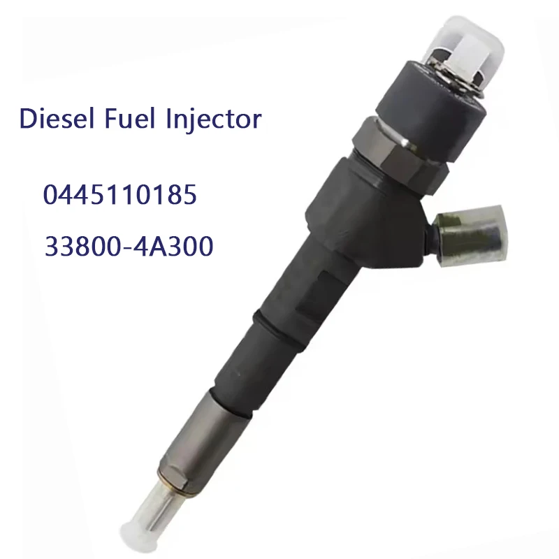 0445110185 33800-4A300 New Common Rail Diesel Fuel Injector Assy For Hyundai II 2006+ auto replacement parts
0445110185 33800-4A300 New Common Rail Diesel Fuel Injector Assy For Hyundai II 2006+ auto replacement parts