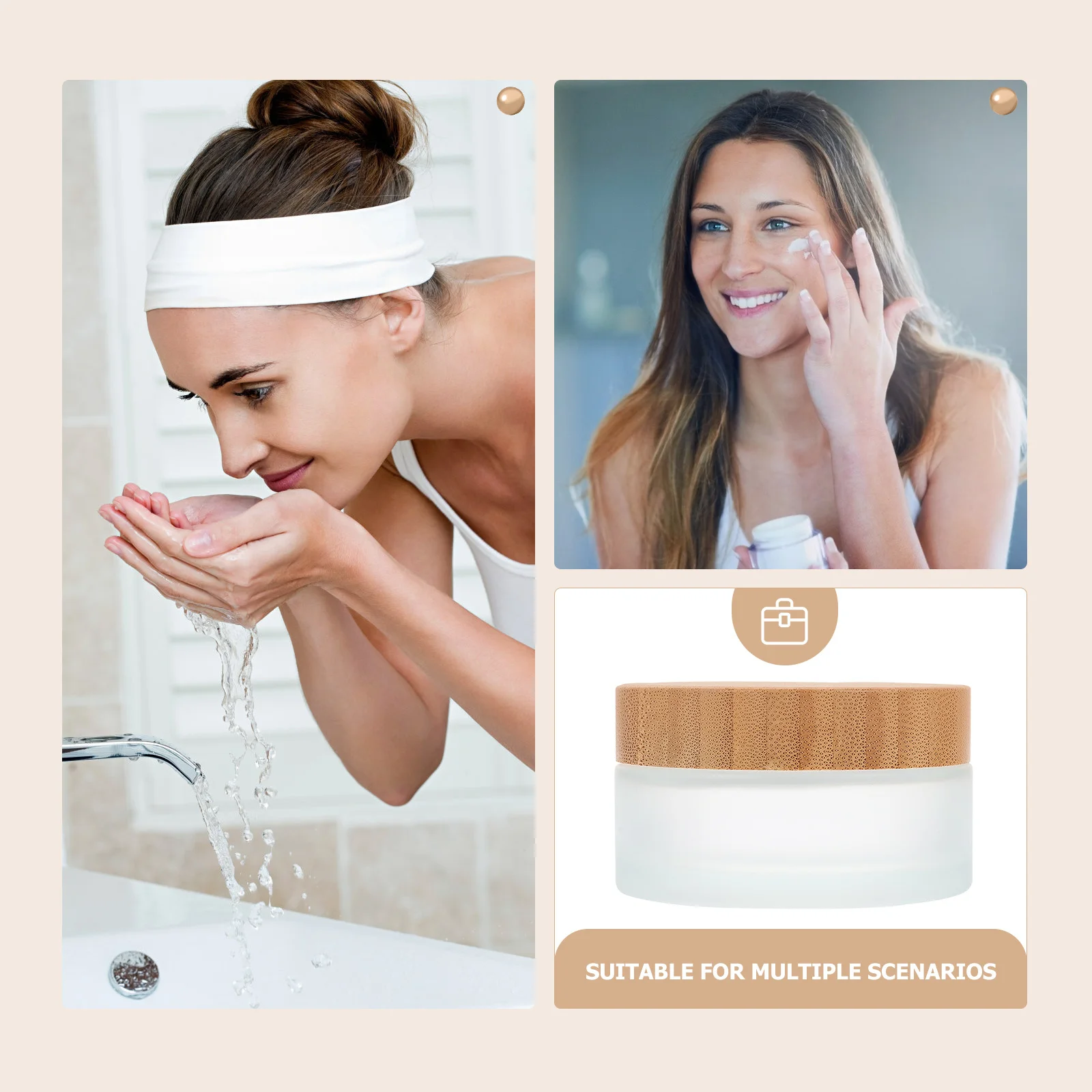 2Pcs Bamboo Lid Glass Facial Cream Jar Small Cosmetics Storage Bottle Reusable Makeup Sub Container Skincare Jars
2Pcs Bamboo Lid Glass Facial Cream Jar Small Cosmetics Storage Bottle Reusable Makeup Sub Container Skincare Jars