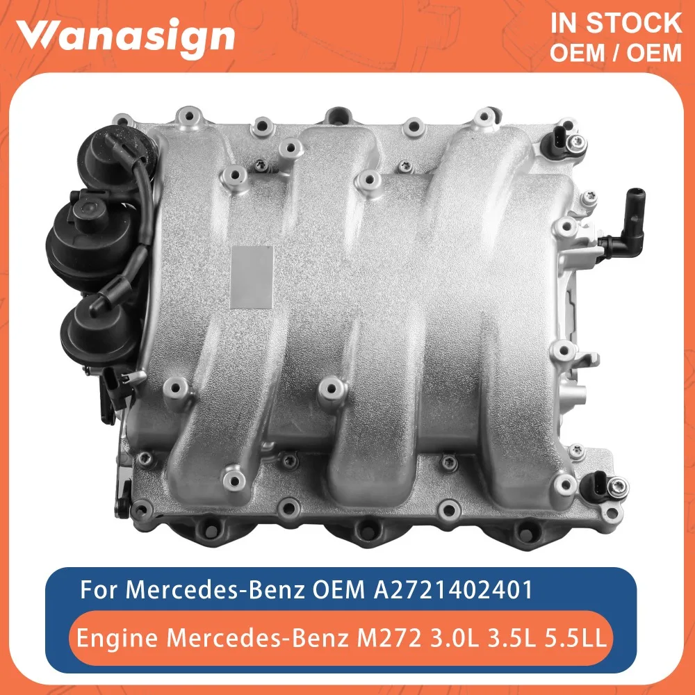 Engine Intake Manifold Assembly Fit 3.0 3.5 5.5 L For Mercedes-Benz C230 C280 E350 ML350 R350 S400 M272 3.0L 3.5L 5.5L V6 GAS
Engine Intake Manifold Assembly Fit 3.0 3.5 5.5 L For Mercedes-Benz C230 C280 E350 ML350 R350 S400 M272 3.0L 3.5L 5.5L V6 GAS