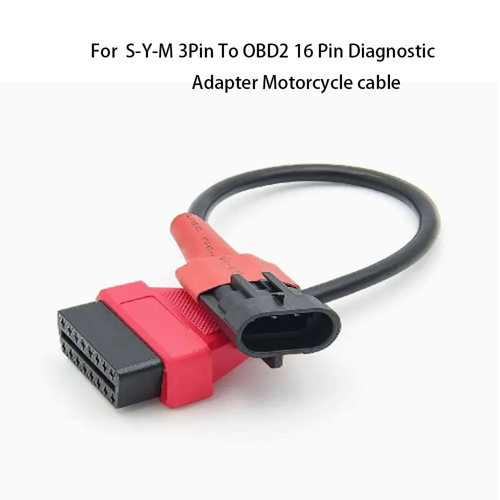 Professional 3Pin To OBD2 16Pin Motorcycle Diagnostic Adapter Cable For SYM Series Bike Fault Error Code Reader Scanner
Professional 3Pin To OBD2 16Pin Motorcycle Diagnostic Adapter Cable For SYM Series Bike Fault Error Code Reader Scanner