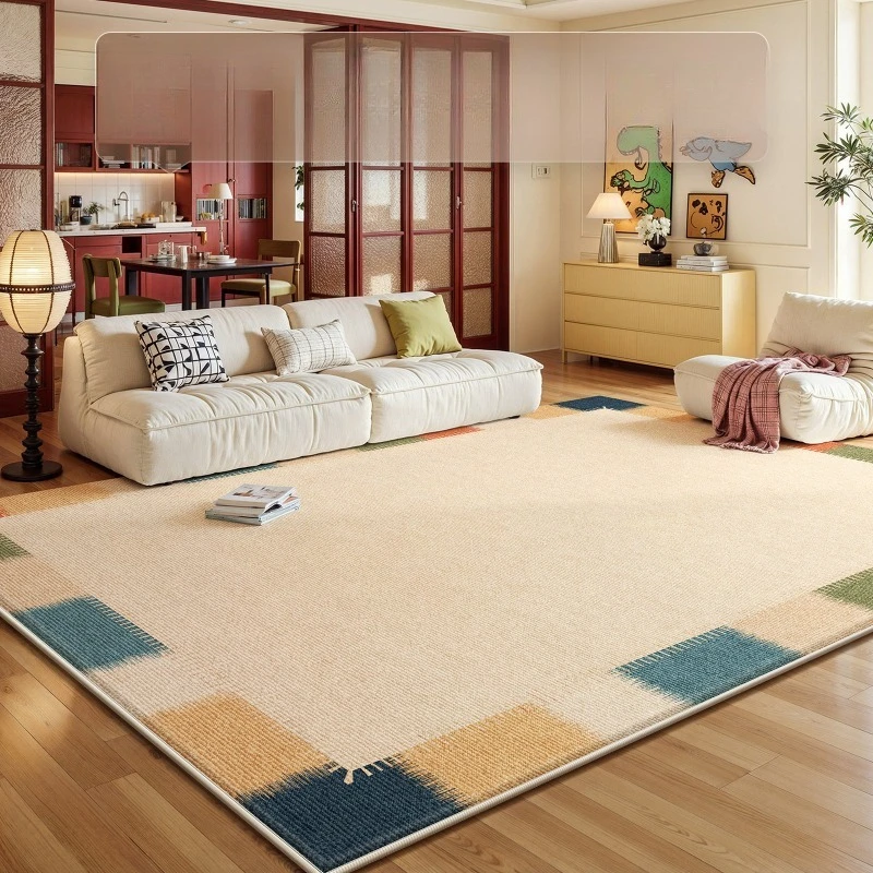 Colored Checkered Border Carpet for Living Room Home Decor Sofa Coffee Table Non Slip Floor Mat Easy Clean Bedroom Bedside Rug
Colored Checkered Border Carpet for Living Room Home Decor Sofa Coffee Table Non Slip Floor Mat Easy Clean Bedroom Bedside Rug