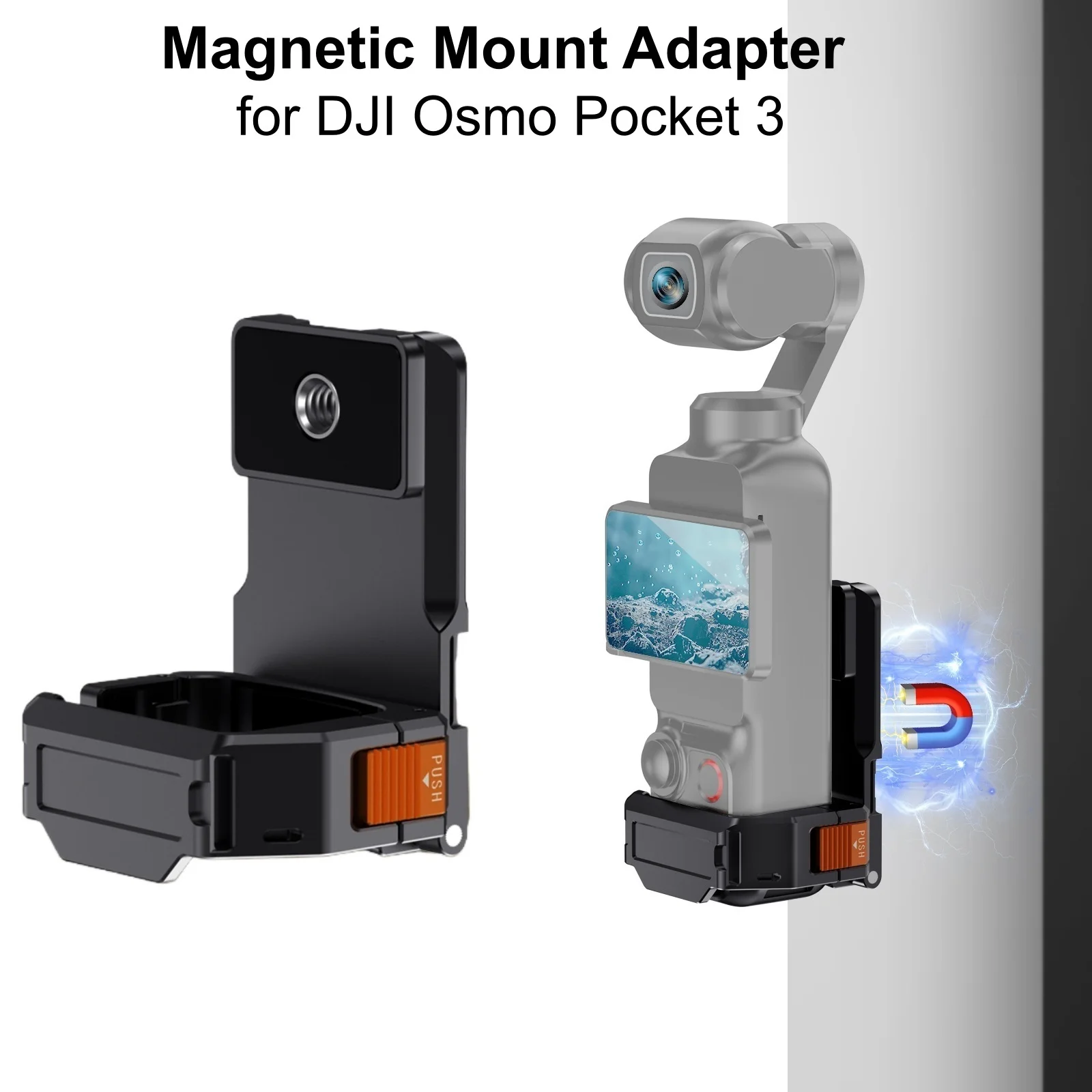 Magnetic Mount Frame for DJI Osmo Pocket 3 Quick Release Expansion Adapter Bracket for Pocket3 Accessories Vlog Video Shooting
Magnetic Mount Frame for DJI Osmo Pocket 3 Quick Release Expansion Adapter Bracket for Pocket3 Accessories Vlog Video Shooting