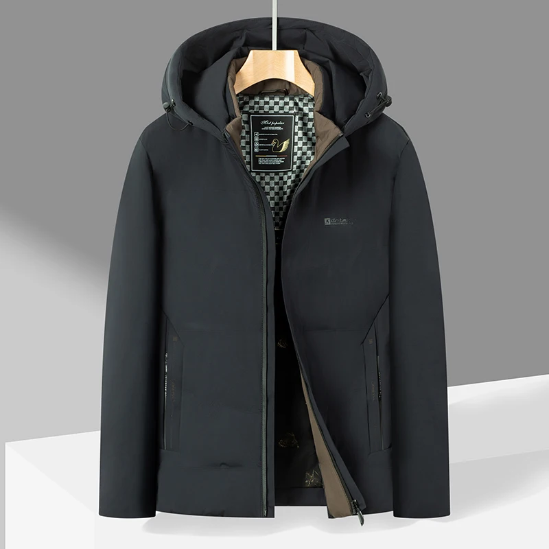 YEAE Men's Winter Coat New Detachable Hat Thickened Business Casual Hooded Winter Warm Duck Down Jacket Men's Jacket
YEAE Men's Winter Coat New Detachable Hat Thickened Business Casual Hooded Winter Warm Duck Down Jacket Men's Jacket