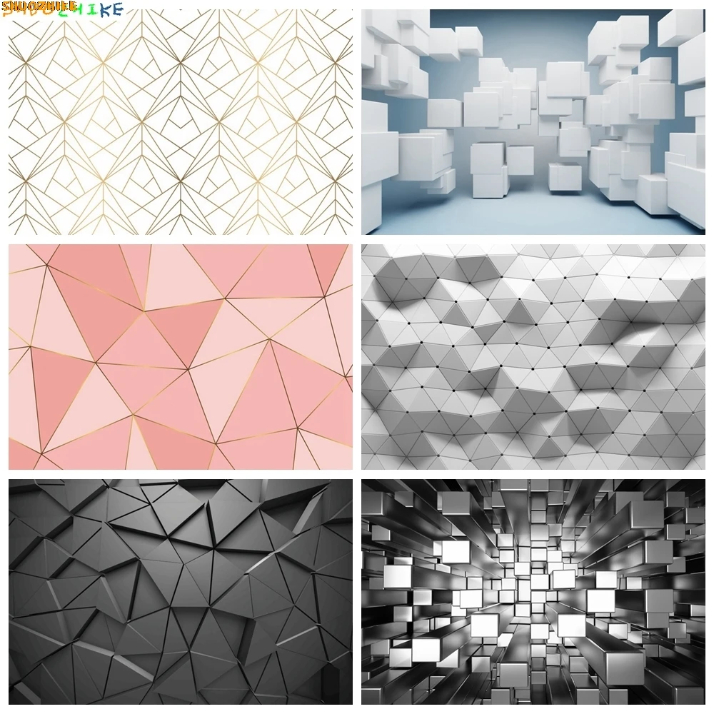 3D Geometric Pattern Backdrop Modern Stereoscopic Geometry Square Simple Home Decor Character Portrait Photography Background
3D Geometric Pattern Backdrop Modern Stereoscopic Geometry Square Simple Home Decor Character Portrait Photography Background