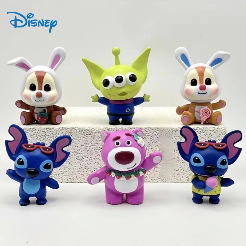 Disney PVC Cutecore Figures Stitch Chip 'n' Dale LGM Aliens Lotso Freeze Figure Cute Collectible Model Toys For Kids Boys Girls
Disney PVC Cutecore Figures Stitch Chip 'n' Dale LGM Aliens Lotso Freeze Figure Cute Collectible Model Toys For Kids Boys Girls