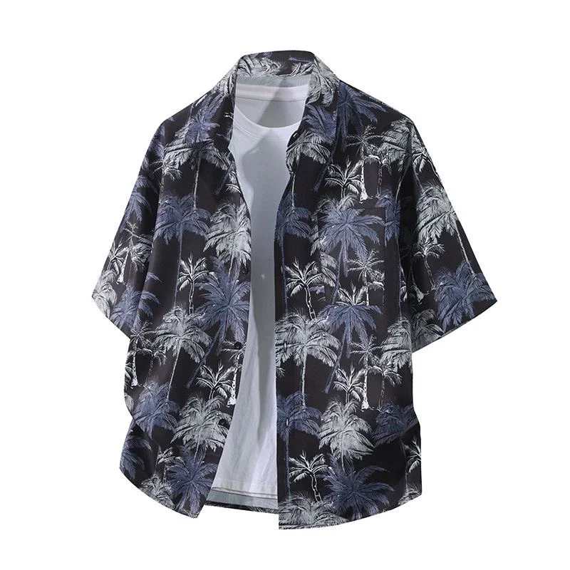 Men's Summer Hawaiian Coconut Print Ice Silk Quick Dry Loose Short Sleeve Shirt
Men's Summer Hawaiian Coconut Print Ice Silk Quick Dry Loose Short Sleeve Shirt
