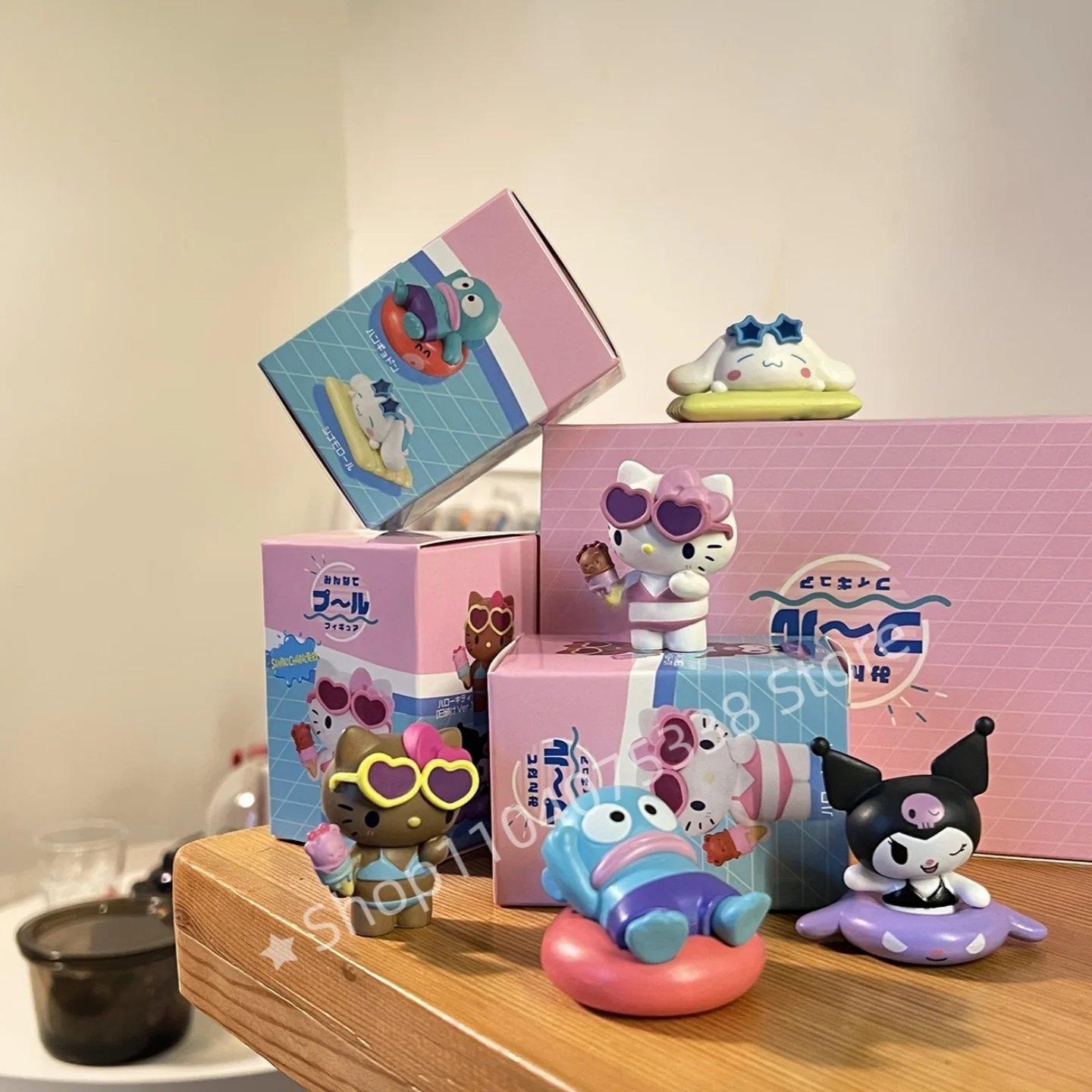 Black Hello Kitty Summer Swimsuit Collection Action Figure Model Kuromi Cinnamoroll Gashapon Collectible Blind Box Toy Gift
Black Hello Kitty Summer Swimsuit Collection Action Figure Model Kuromi Cinnamoroll Gashapon Collectible Blind Box Toy Gift