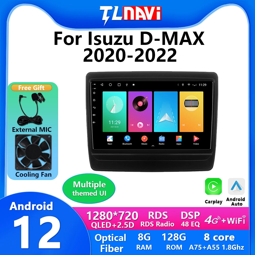 Автомагнитола TL9/TL10 Android 12 для Isuzu D-MAX DMAX 2020-2022, GPS-навигация, мультимедийная система плеер
Автомагнитола TL9/TL10 Android 12 для Isuzu D-MAX DMAX 2020-2022, GPS-навигация, мультимедийная система плеер