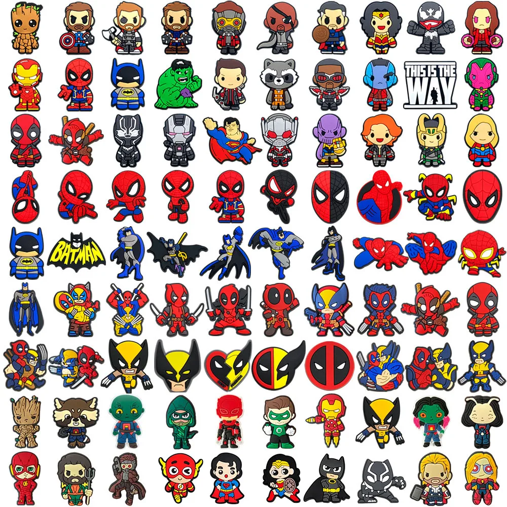 Случайные 20/30/50/100 шт., подвески для обуви с героями мультфильмов «Супергерой», ПВХ, сделай сам, украшения для обуви, аксессуары для сандалий, пряжка для детей, подарки
Случайные 20/30/50/100 шт., подвески для обуви с героями мультфильмов «Супергерой», ПВХ, сделай сам, украшения для обуви, аксессуары для сандалий, пряжка для детей, подарки