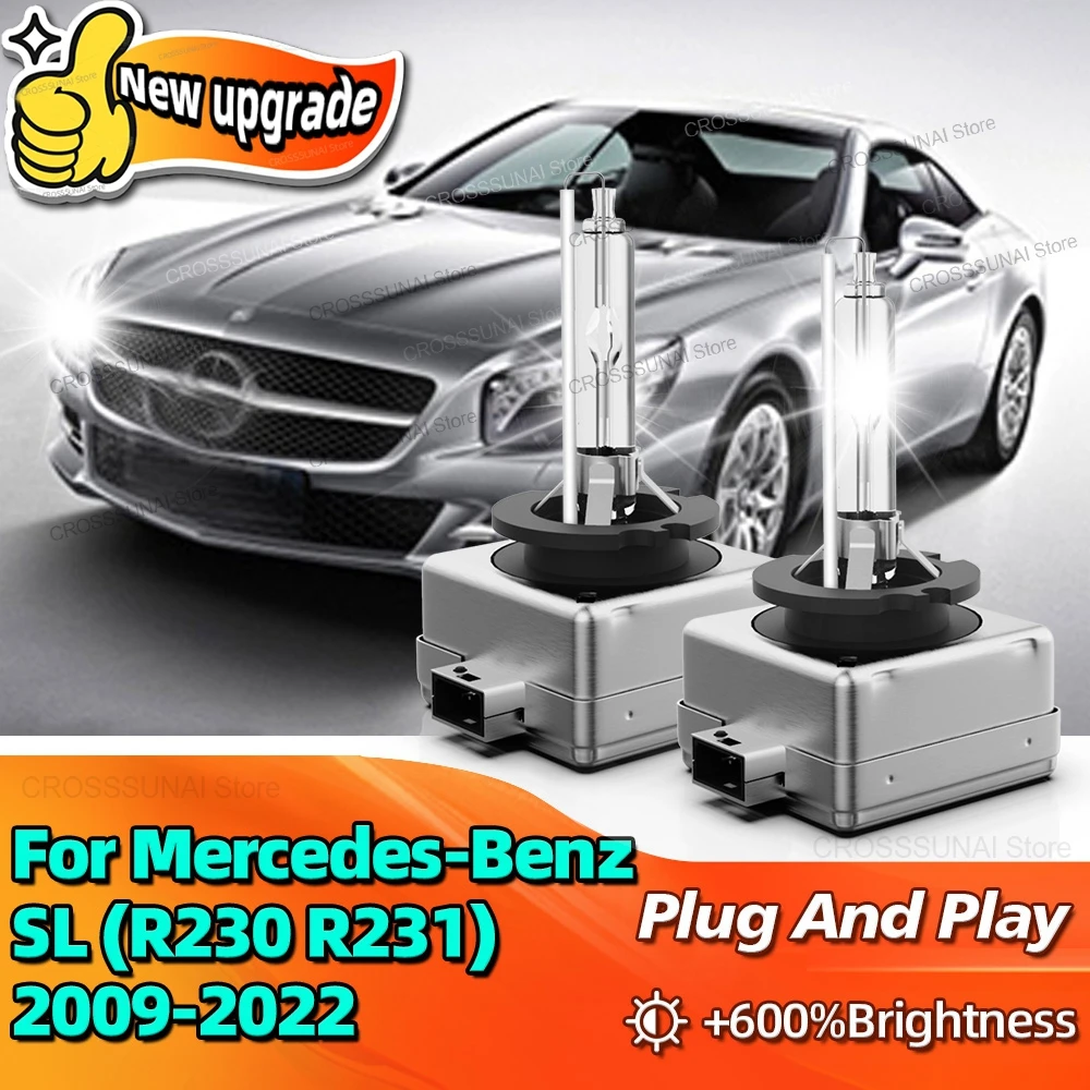 Super Bright Headlight Xenon HID Car Bulb 35W Lamp For Mercedes-Benz SL R230 R231 2009 2010 2011 2012 2013 2014 2015-2022
Super Bright Headlight Xenon HID Car Bulb 35W Lamp For Mercedes-Benz SL R230 R231 2009 2010 2011 2012 2013 2014 2015-2022