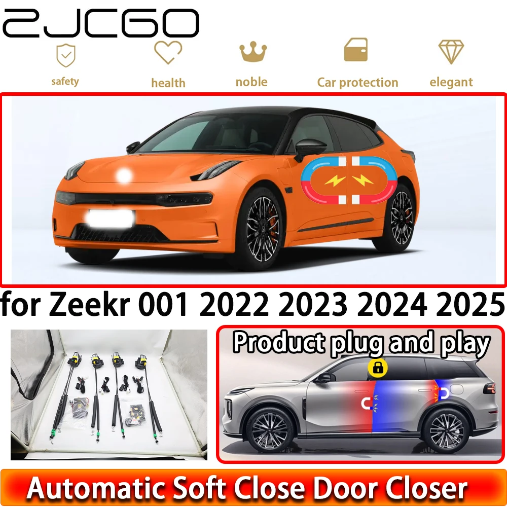 ZJCGO for Zeekr 001 2022 2023 2024 2025 OEM Soft Close Door Kit Power Closing Latch System Auto Pull Door Easy Close Plug & Play
ZJCGO for Zeekr 001 2022 2023 2024 2025 OEM Soft Close Door Kit Power Closing Latch System Auto Pull Door Easy Close Plug & Play