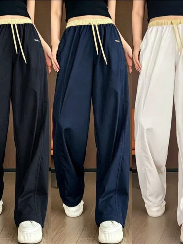 Summer 2026 Casual Loose Wide Leg Pants for Men And Women High Waist Trousers Commuter Style Polyester Fiber Drapey
Summer 2026 Casual Loose Wide Leg Pants for Men And Women High Waist Trousers Commuter Style Polyester Fiber Drapey