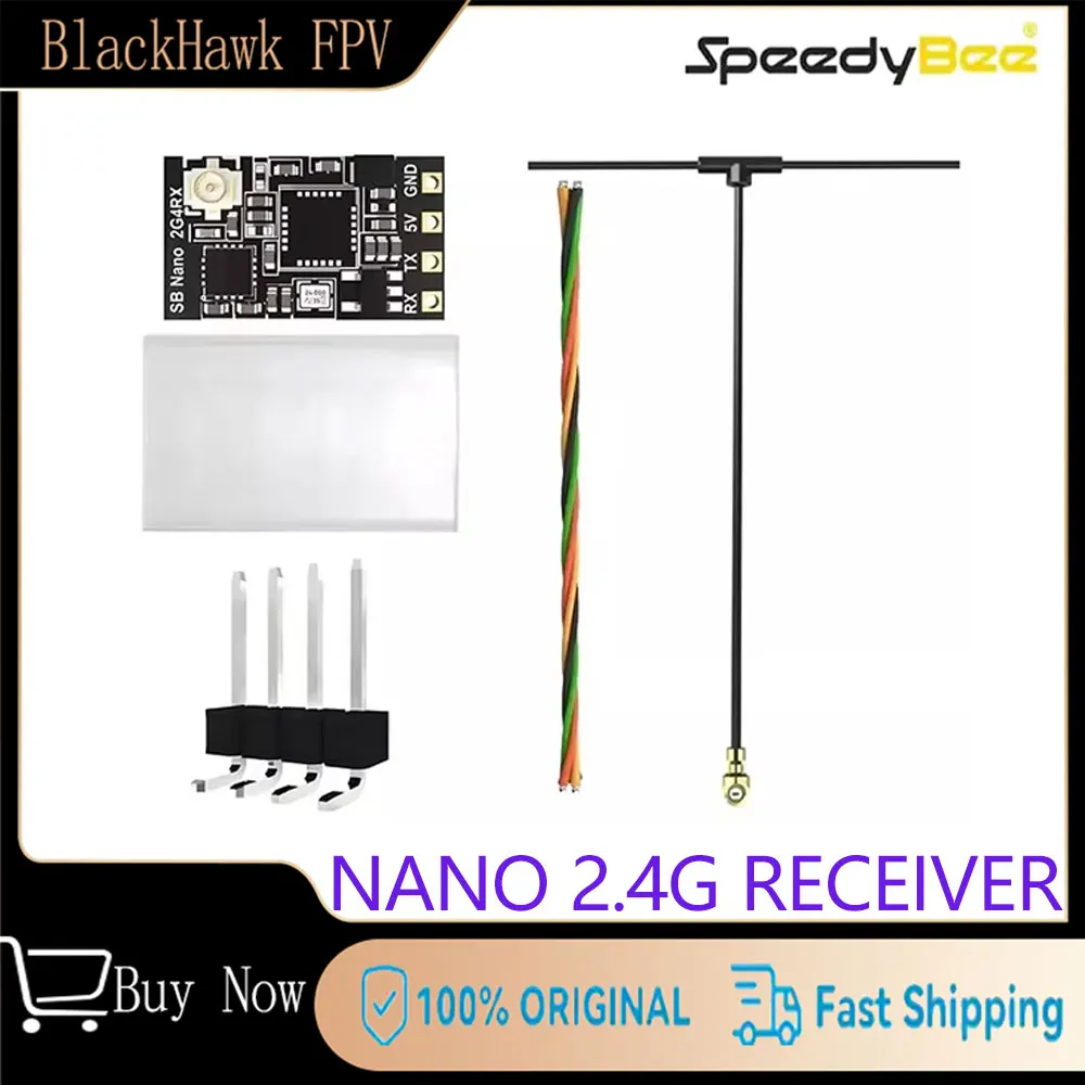 SpeedyBee Nano 2.4G ExpressLRS ELRS Receiver for FPV Freestyle Long Range Drones DIY Parts
SpeedyBee Nano 2.4G ExpressLRS ELRS Receiver for FPV Freestyle Long Range Drones DIY Parts