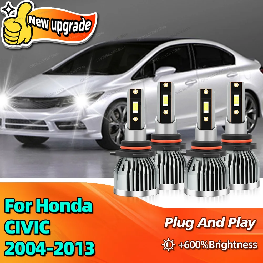 2/4 шт. светодиодные фары 28000LM, автомобильная лампа Canbus для Honda CIVIC 2004 2005 2006 2007 2008 2009 2010 2011 2012 2013
2/4 шт. светодиодные фары 28000LM, автомобильная лампа Canbus для Honda CIVIC 2004 2005 2006 2007 2008 2009 2010 2011 2012 2013