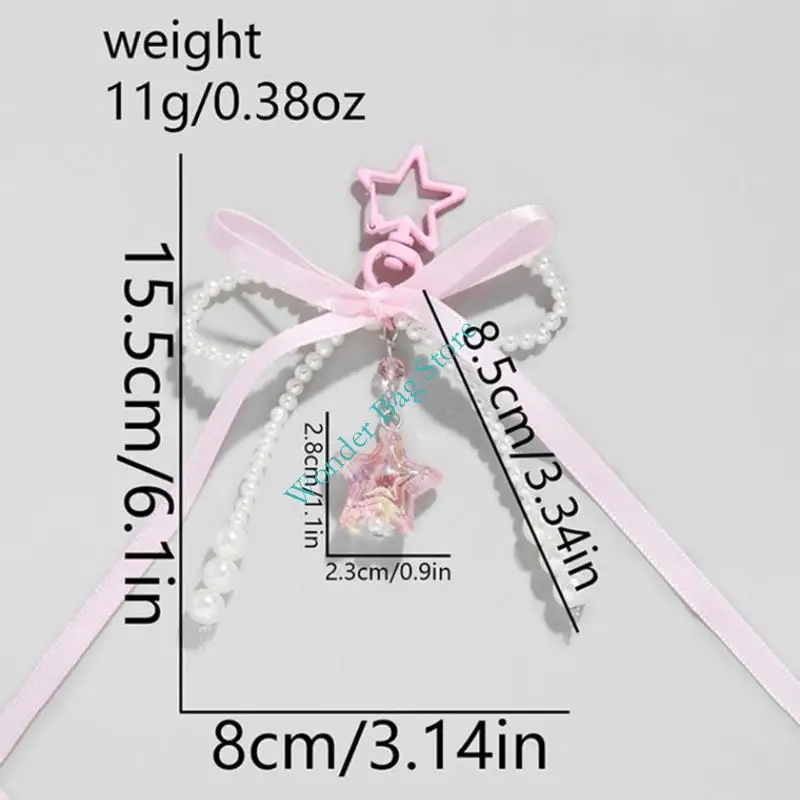 H3CB Creative Bag Charm Aesthetic Keychain Charm Handbag Pendant Ornaments Bows Keyrings Fashion Star Keyholders
H3CB Creative Bag Charm Aesthetic Keychain Charm Handbag Pendant Ornaments Bows Keyrings Fashion Star Keyholders