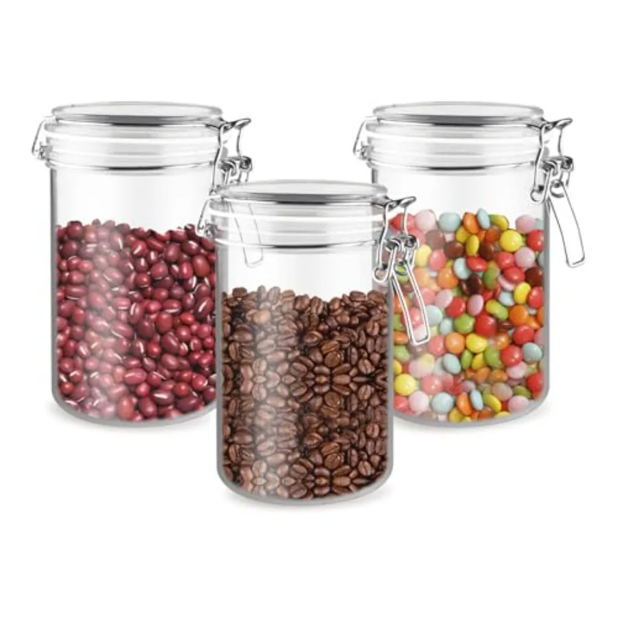 3 Pcs Plastic Sealed Storage Jars Empty Clear Food Storage Container With Airtight Lid Food Bottle Canister For Sugar Coffee Te
3 Pcs Plastic Sealed Storage Jars Empty Clear Food Storage Container With Airtight Lid Food Bottle Canister For Sugar Coffee Te