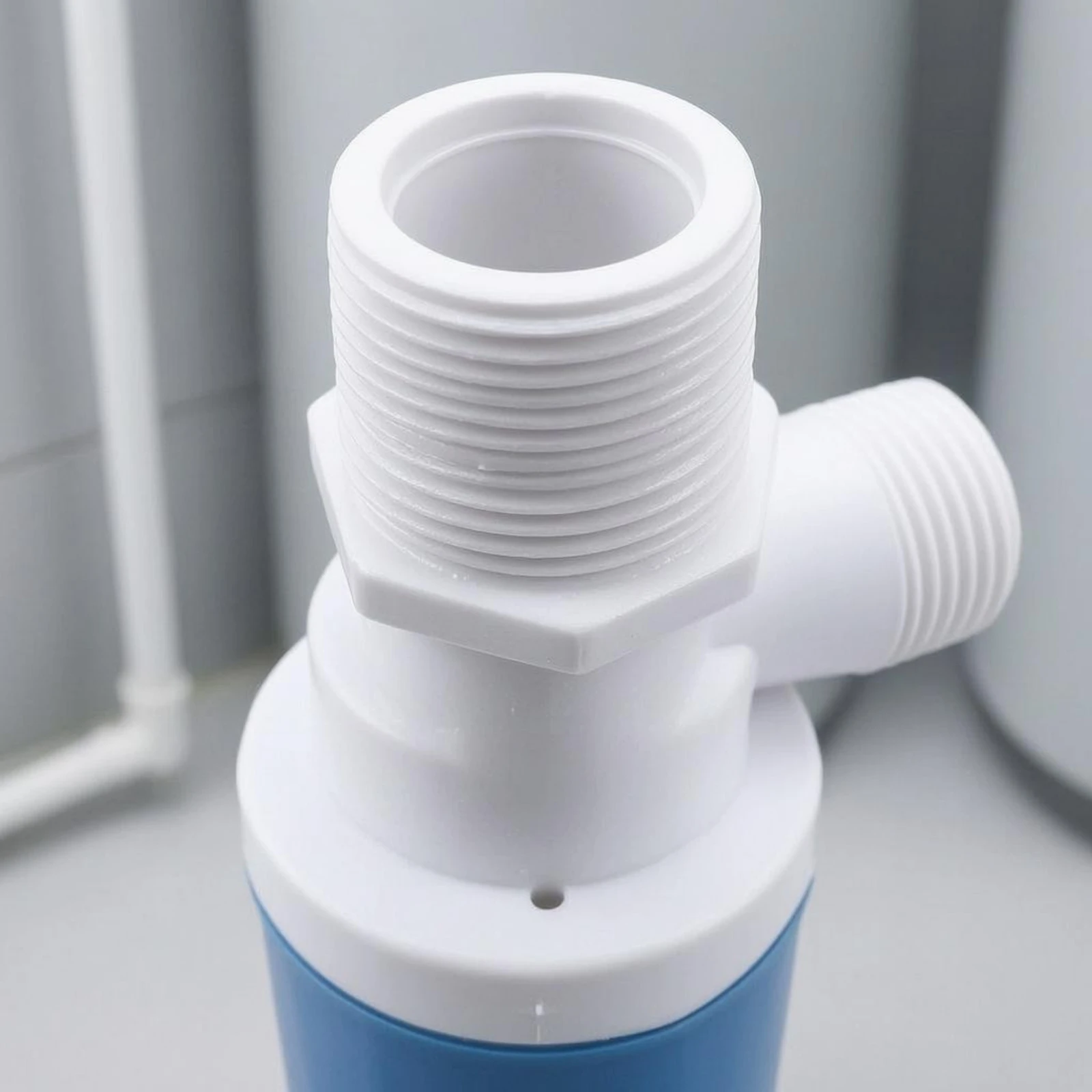 Water Level Buoyant Regulator Valve Mesh Filter 90-Degree Buoyant Regulator Valve Utility Hardware White and Blue Compact
Water Level Buoyant Regulator Valve Mesh Filter 90-Degree Buoyant Regulator Valve Utility Hardware White and Blue Compact