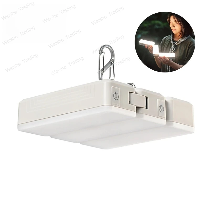 Camping Tent Light LED Rechargeable Portable Torch Work Lamp Maintenance Lighting Outdoors Type-C Folding Light
Camping Tent Light LED Rechargeable Portable Torch Work Lamp Maintenance Lighting Outdoors Type-C Folding Light