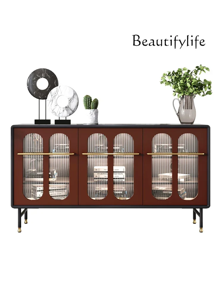 Light Luxury Sideboard Cabinet Antique Style Glass Cupboard with Light Home Wall Storage Cabinet Italian Style
Light Luxury Sideboard Cabinet Antique Style Glass Cupboard with Light Home Wall Storage Cabinet Italian Style