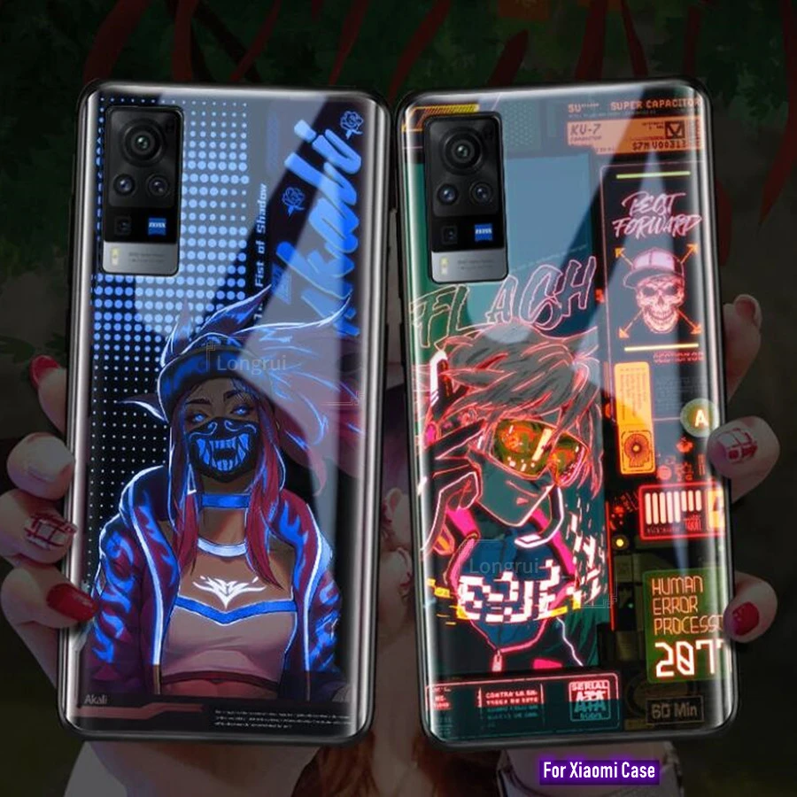 Poco F4 F3 GT Luminous Glass LED Phone Case For Xiaomi Redmi Note 10 9 8 7 Pro 9 K30 K20 Pro Call Light Flash Up Control Cover
Poco F4 F3 GT Luminous Glass LED Phone Case For Xiaomi Redmi Note 10 9 8 7 Pro 9 K30 K20 Pro Call Light Flash Up Control Cover