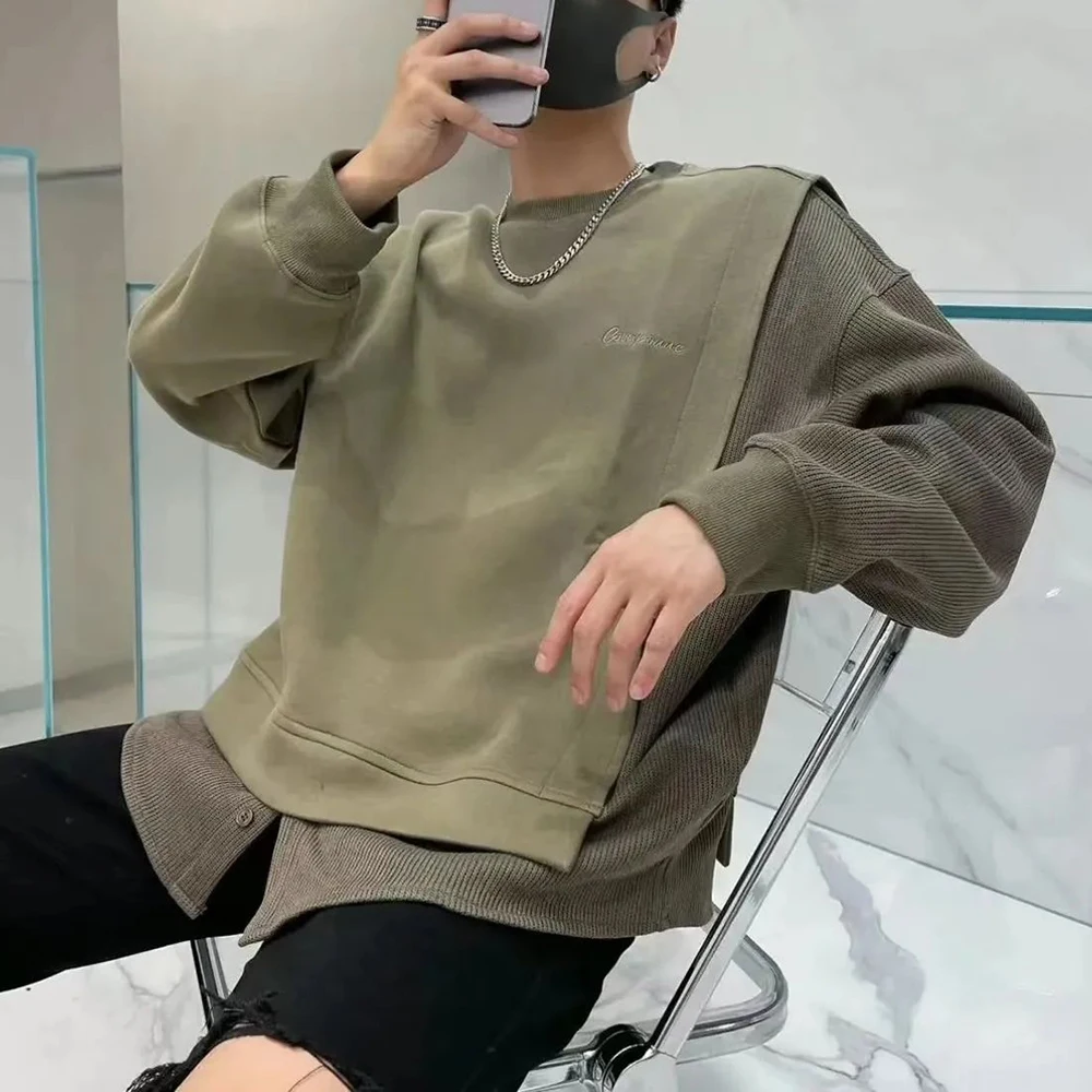 Mens Autumn And Winter Trendy Simple Light Luxurious And Versatile Round Neck Fashionable Casual Loose Long-sleeved Sweatshirt
Mens Autumn And Winter Trendy Simple Light Luxurious And Versatile Round Neck Fashionable Casual Loose Long-sleeved Sweatshirt
