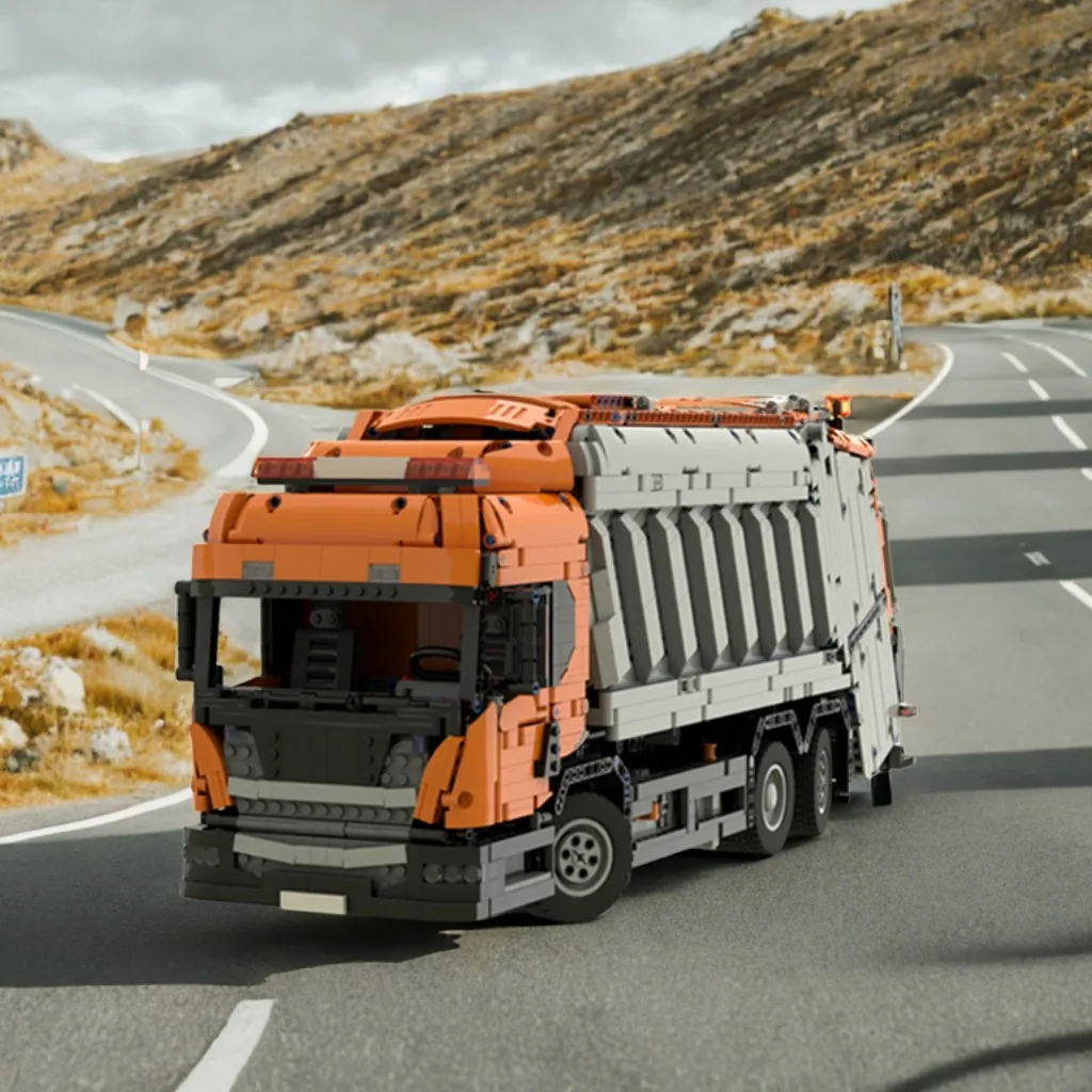 4845pcs MOC Scaniaes L Garbage Truck Sanitation Vehicle Functional Sanitation details DIY Model Building Blocks Birthday Gift
4845pcs MOC Scaniaes L Garbage Truck Sanitation Vehicle Functional Sanitation details DIY Model Building Blocks Birthday Gift