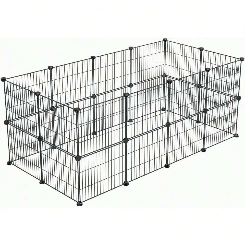 Small Animal Playpen, Guinea Pig Rabbit Enclosure, Dog Puppy Play Area, Indoor Portable Metal Wire Yard Fence, 15 X 12 Inch, 12
Small Animal Playpen, Guinea Pig Rabbit Enclosure, Dog Puppy Play Area, Indoor Portable Metal Wire Yard Fence, 15 X 12 Inch, 12