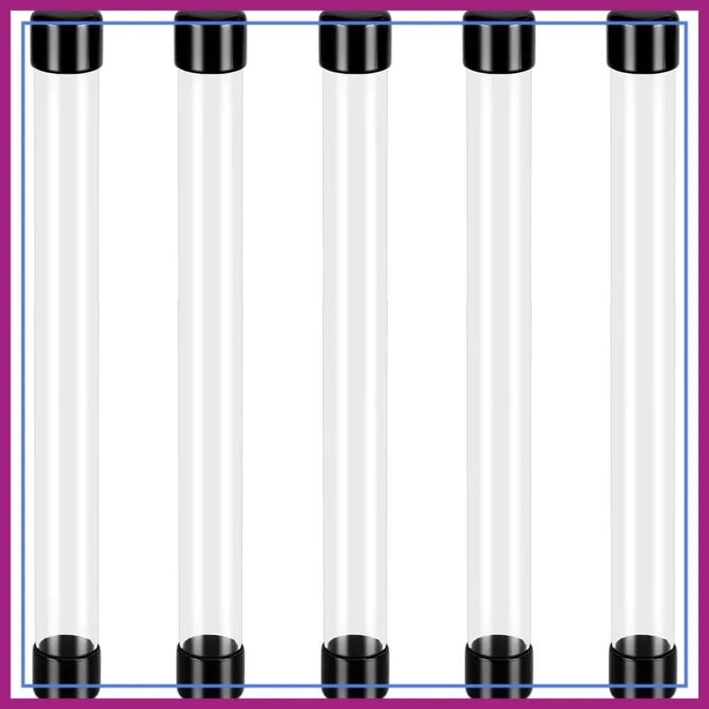 5Pcs Clear Rigid Plastic Tubes with Caps, 0.9" ID x 12" Long, Polycarbonate Storage Tubes for Incense Sticks, Beads & Items
5Pcs Clear Rigid Plastic Tubes with Caps, 0.9" ID x 12" Long, Polycarbonate Storage Tubes for Incense Sticks, Beads & Items