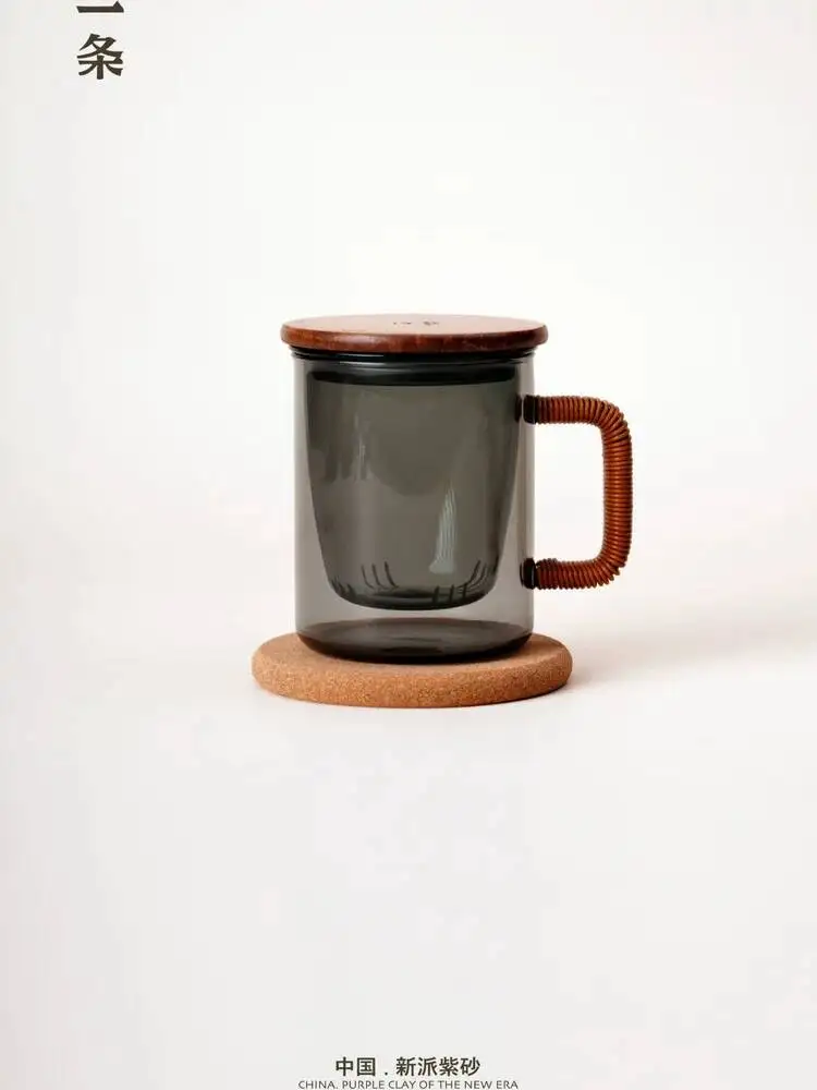 A Glass Tea Infuser Water Cup For Men's Office Use / Mug
A Glass Tea Infuser Water Cup For Men's Office Use / Mug