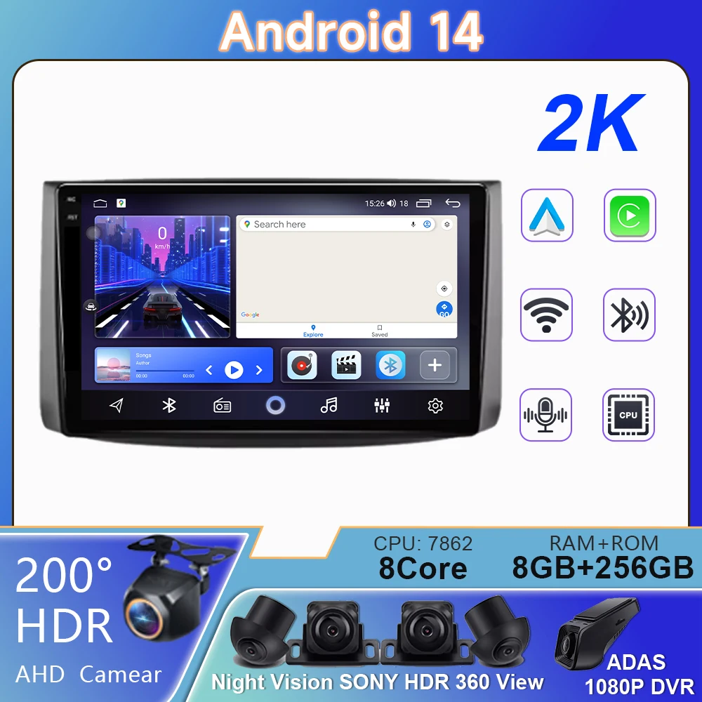 For Chevrolet Aveo T250 2006 - 2012 Nexia 1 2020 - 2022 Video Player Android Auto 5G WIFI Multimedia Stereo Carplay No 2din DVD
For Chevrolet Aveo T250 2006 - 2012 Nexia 1 2020 - 2022 Video Player Android Auto 5G WIFI Multimedia Stereo Carplay No 2din DVD