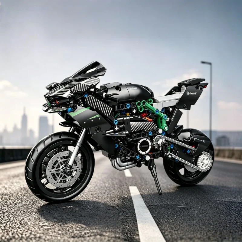 Mechanical Linkage Motorcycle Building Block Ornament High Difficulty Locomotive Assemble Model Adult Desktop Decoration
Mechanical Linkage Motorcycle Building Block Ornament High Difficulty Locomotive Assemble Model Adult Desktop Decoration