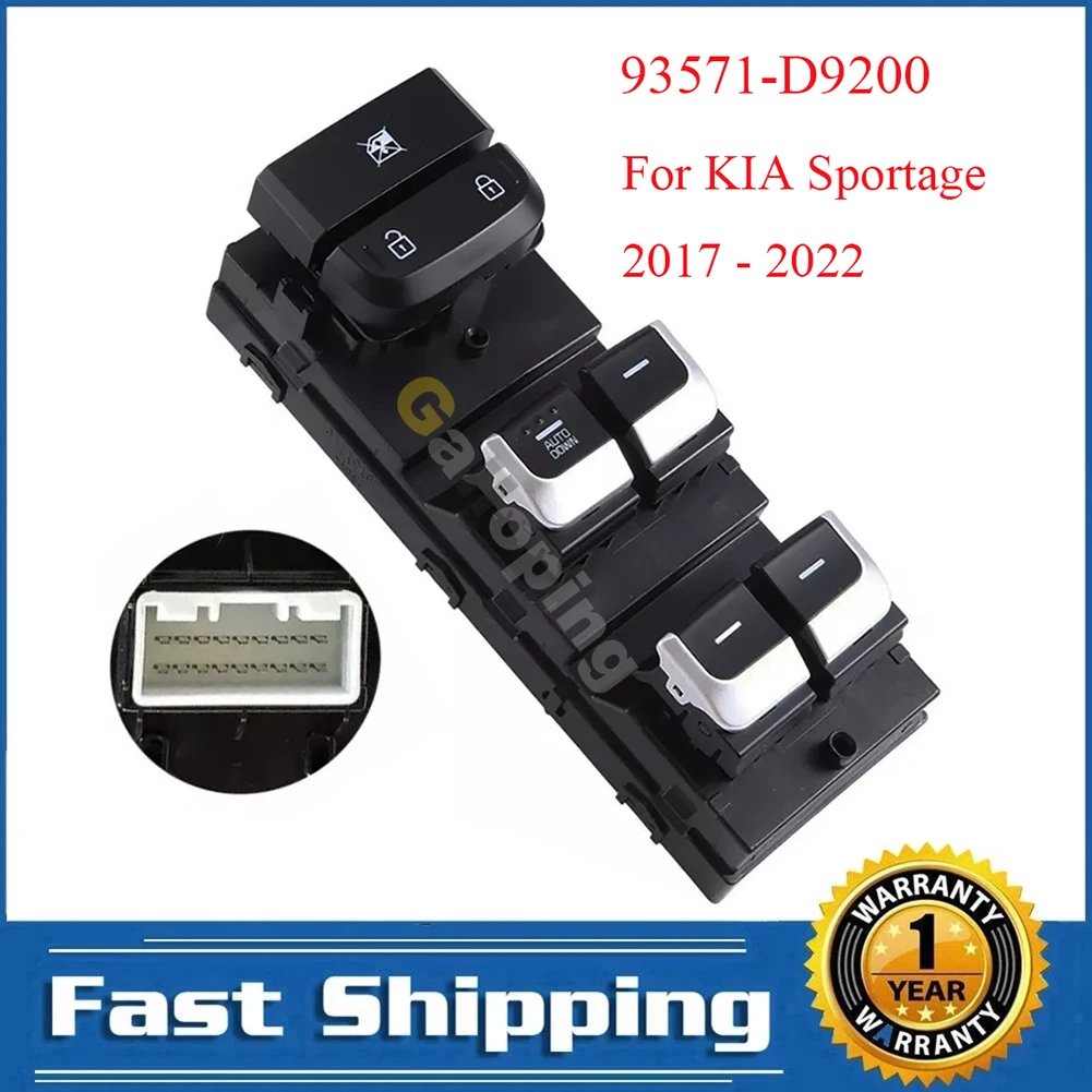 For KIA Sportage 2017 2018 2019 2020 2021 2022 Electric Power Master Window Switch Control Button 93571-D9200 Car Accessories
For KIA Sportage 2017 2018 2019 2020 2021 2022 Electric Power Master Window Switch Control Button 93571-D9200 Car Accessories