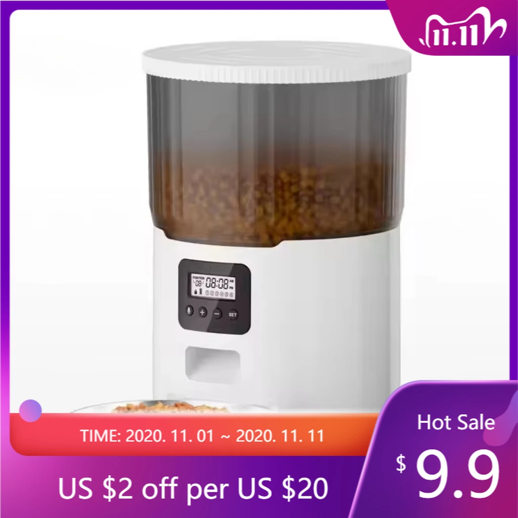 TOP10 Large Capacity Automatic Smart Pet Feeder Button Control 100% Food Distributed Food Dispenser Pet Feeder for Cats
TOP10 Large Capacity Automatic Smart Pet Feeder Button Control 100% Food Distributed Food Dispenser Pet Feeder for Cats