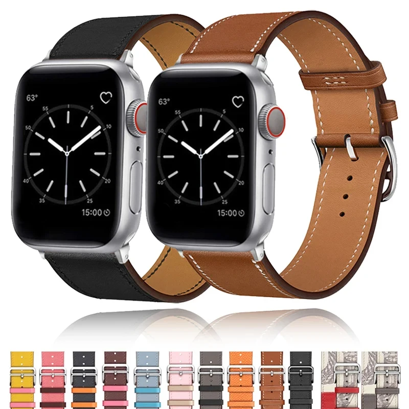 Ремешок кожаный для Apple watch band 49 мм 44 мм 45 мм 41 40 38 мм, аксессуары для браслета iWatch Ultra 9 5 6 SE 7 8
Ремешок кожаный для Apple watch band 49 мм 44 мм 45 мм 41 40 38 мм, аксессуары для браслета iWatch Ultra 9 5 6 SE 7 8