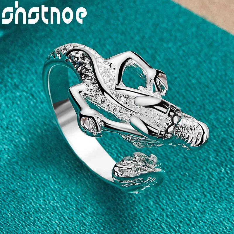 SHSTONE 925 Sterling Silver Ring Dragon Rings For Women Men Party Dinner Wedding High Quality Fashion Jewelry
SHSTONE 925 Sterling Silver Ring Dragon Rings For Women Men Party Dinner Wedding High Quality Fashion Jewelry