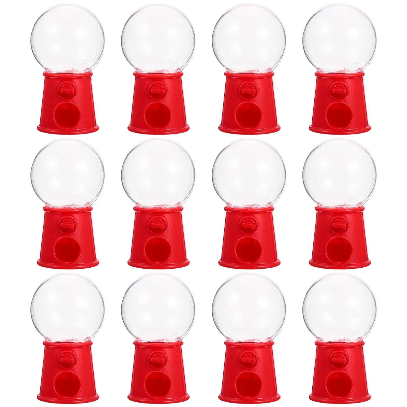 12Pcs Candy Machine Decorative Mini Gumball Machines Red Color Plastic Kids Gift Birthday Party Cake Decoration
12Pcs Candy Machine Decorative Mini Gumball Machines Red Color Plastic Kids Gift Birthday Party Cake Decoration